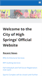 Mobile Screenshot of highsprings.us